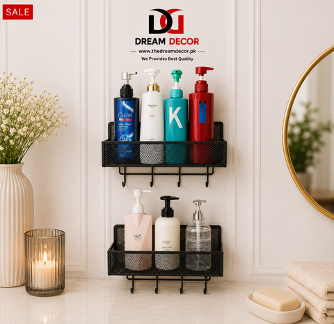 Wall Mounted Bathroom Shelf Rack