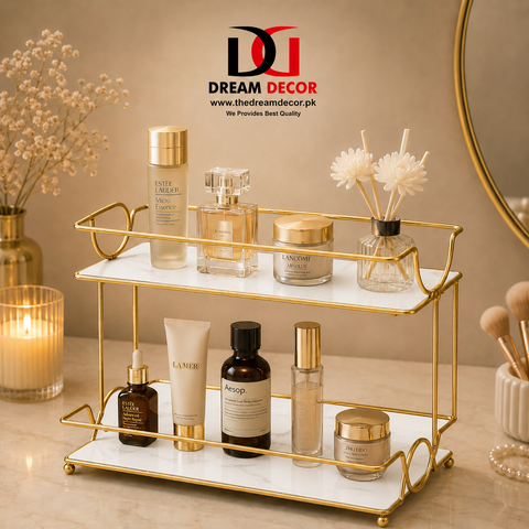 curves style 2 Tier Shelf Organizer