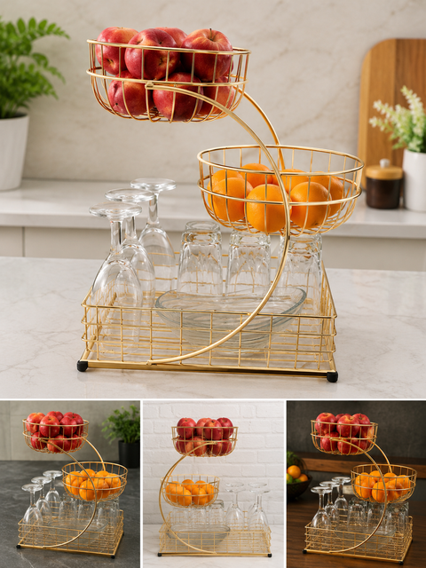 Metal Fruit Basket