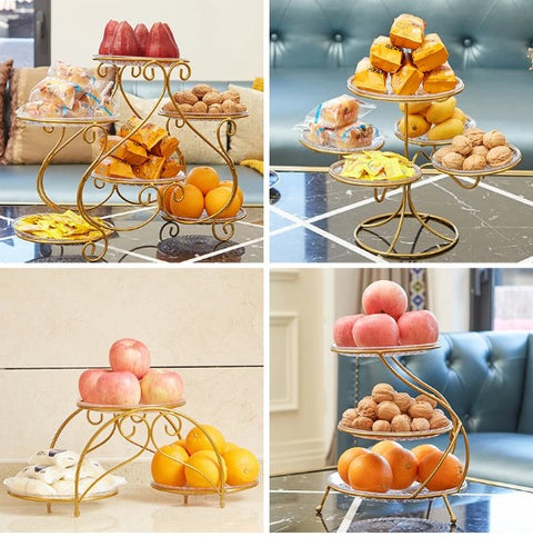 Fruit Stand Multi Layer Fruit Basket, Large Capacity
