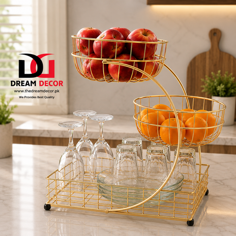 Metal Fruit Basket