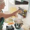 3-Tier Wall Mounted Spice Rack Organizer
