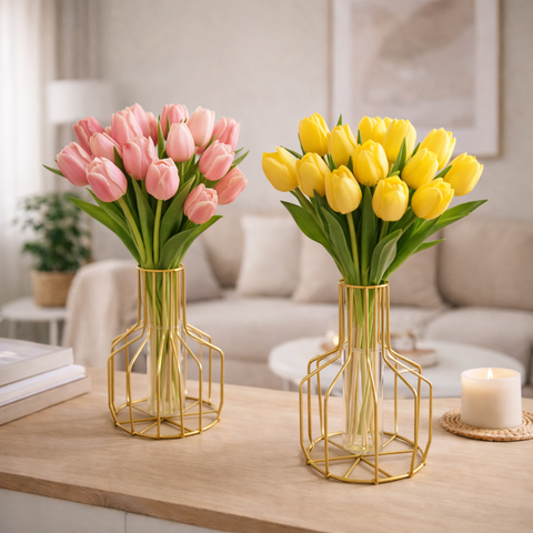 Nordic Golden Iron Vase (1pc)  | Home Decor