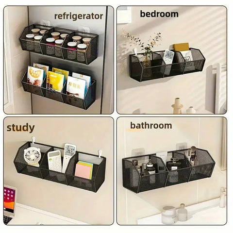 Multi-compartment wall-mounted