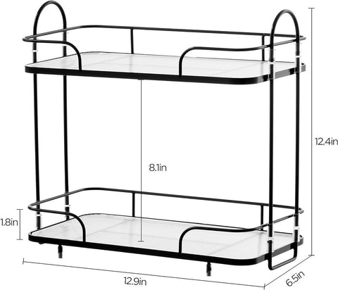 Cosmetics Storage Rack Make-up Organizer Metal Frame