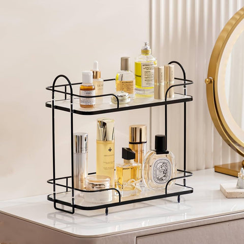 Cosmetics Storage Rack Make-up Organizer Metal Frame