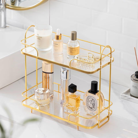 Cosmetics Storage Rack Make-up Organizer Metal Frame